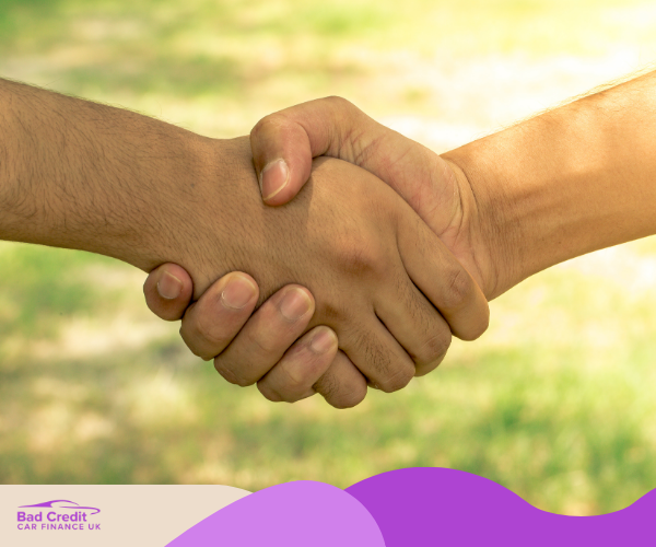 bad credit car finance uk handshake